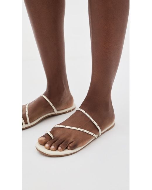 Beek White Ula Sandals