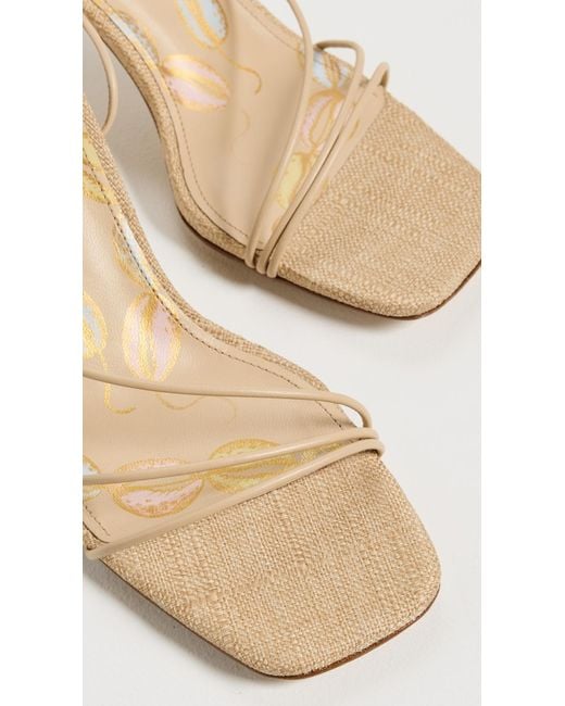 Larroude Black Nadia Sandals