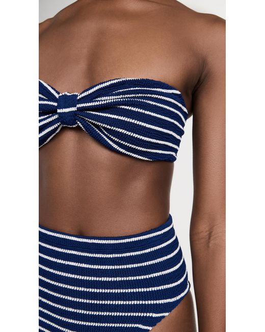 Hunza G Blue Ruby Bikini Set