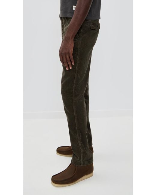 Taylor Stitch Black The Corduroy Carnegie Pants for men