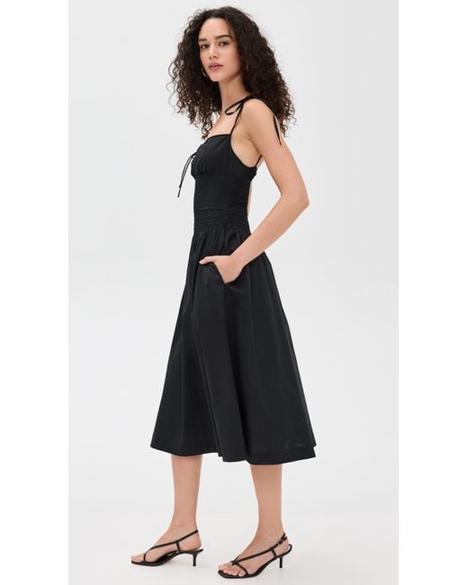 chinese dress ladies Guizio Lina Midi Dress Honey Butter / M