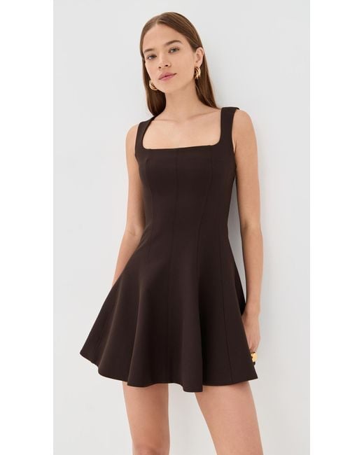 Jonathan Simkhai Black Bronte Mini Dress