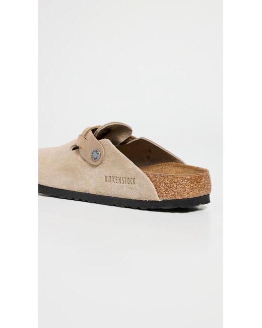 Birkenstock White Boston Braid Clogs