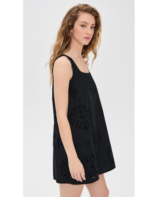 ALIGNE Belle Broderie Mini Dress in Black | Lyst ALIGNE Belle Broderie Mini Dress in Black | Lyst