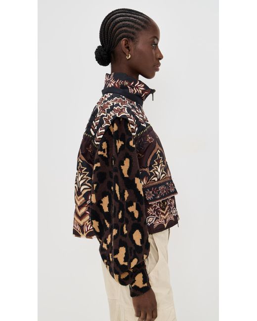 Farm Rio Multicolor Puffer Jacket