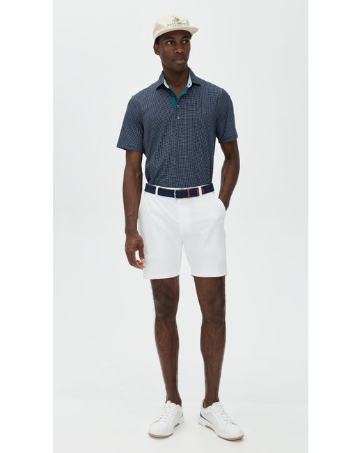 Redvanly Black Varick Pull On Shorts 7.5 for men