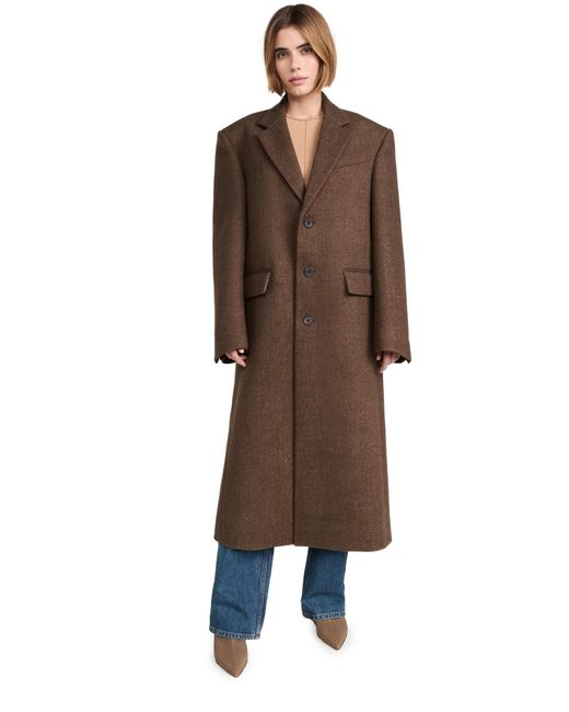 Wardrobe NYC Brown Wardrobe. Nyc Inge Breated Coat