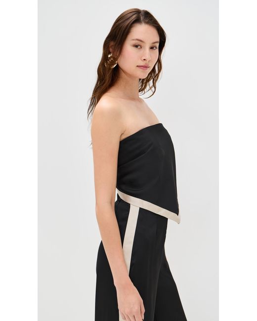 Seven Wonders Black Tina Scarf Top