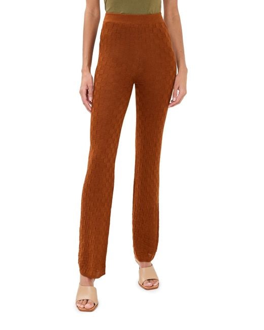 Escvdo Brown Taki Light Pants