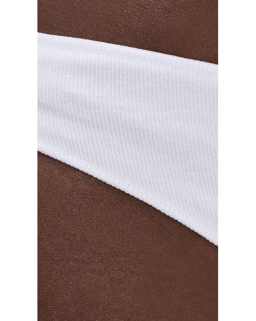 Lunya Brown Seamless Modal Bikini