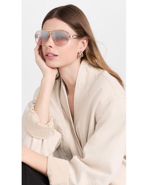 Versace Metallic Ve2269 Square Sunglasses