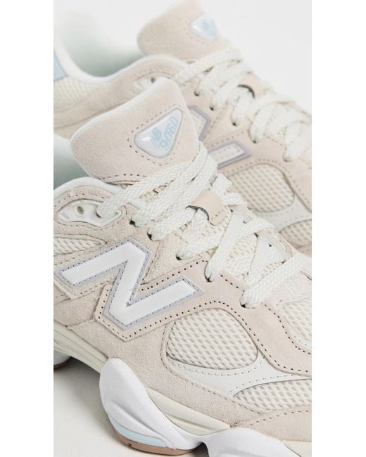 New Balance White 9060 Sneakers