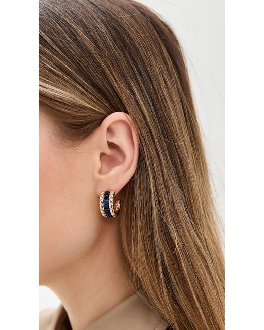 Roxanne Assoulin Blue The Puffy Stud Hoops