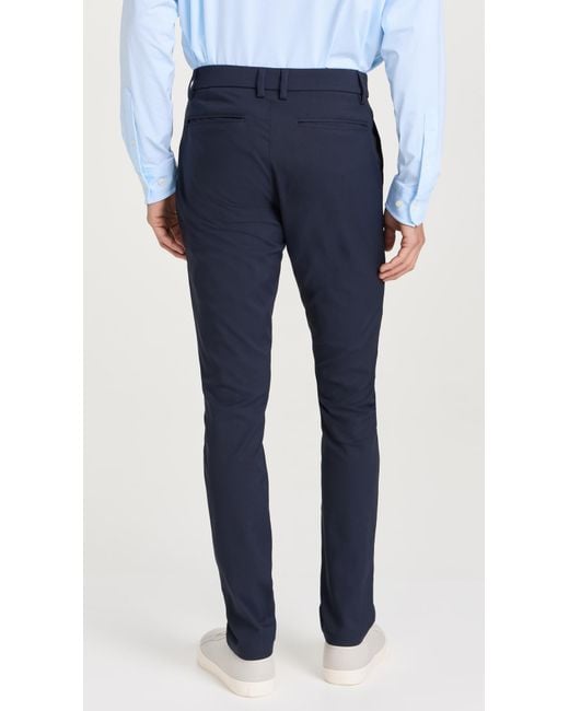 Rhone Blue Gotham Slim Pants for men
