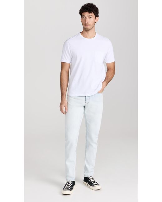 3x1 White James Athletic Jeans for men