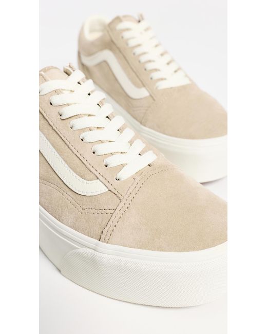 Vans White Old Skool Stackform Sneakers
