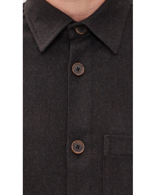 NN07 Black Freddy Overshirt for men