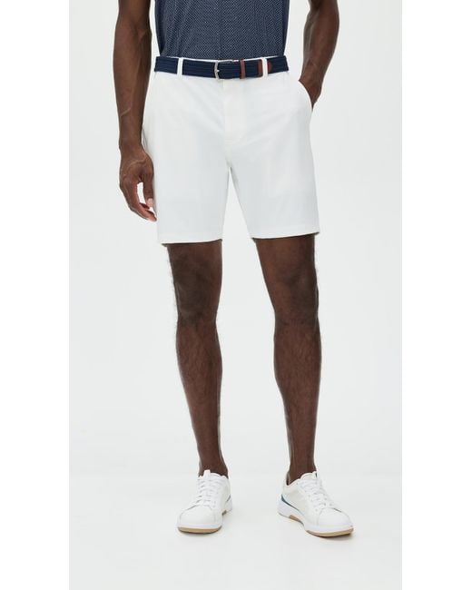 Redvanly Black Varick Pull On Shorts 7.5 for men