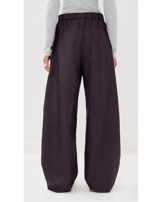 Tibi Blue Crispy Nylon Winslow Pants