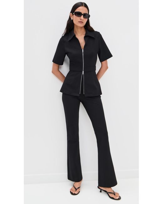 ALIGNE Black Edie Ponte Trousers