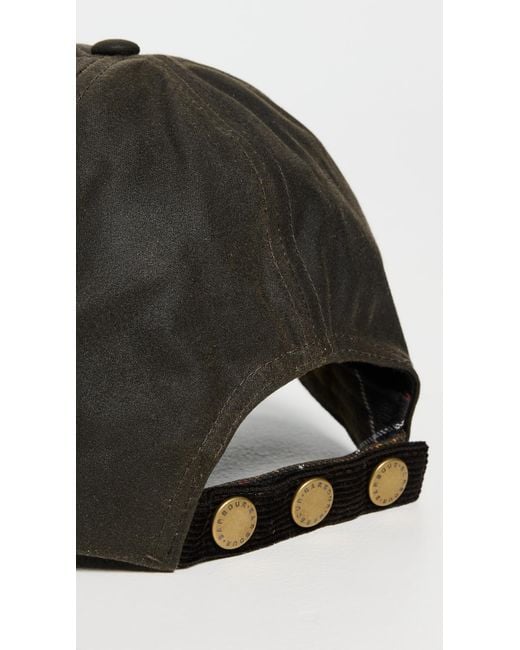 Barbour Black Ashby Cap for men