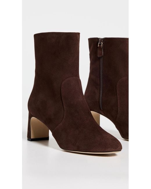 Stuart Weitzman Brown Babette 60 Zip Boots