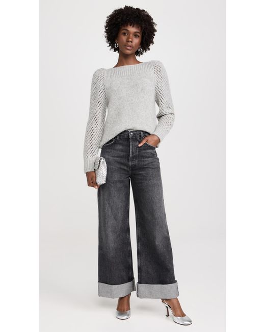 LoveShackFancy White Alpaca Rosie Pullover