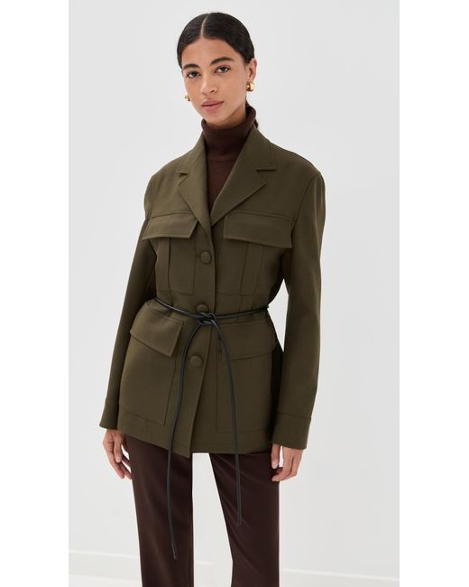 Rohe Brown Safari Blazer Jacket