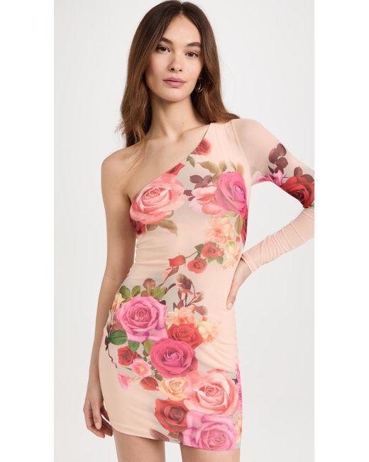 AFRM Pink Afr Zhuri One Houder Ini Dre With Open Back Detai Nude Roe Wir