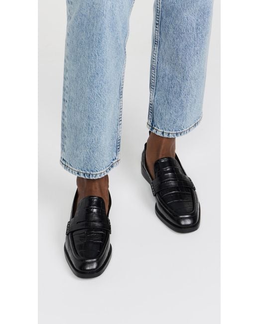 3.1 Phillip Lim Alexa Soft Penny Loafers in Black | Lyst