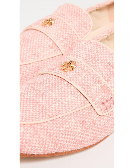 Tory Burch Pink Ballet Loafers