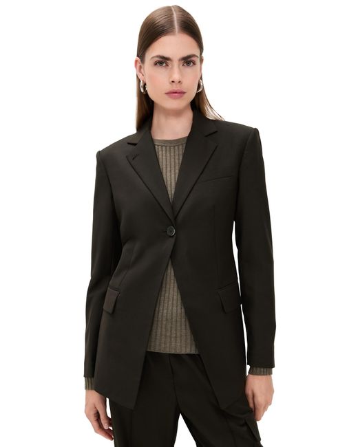 Helmut Lang Black Cut Away Blazer