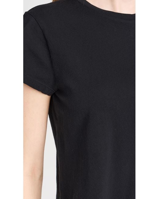 Agolde Black Adine Shunken Tee