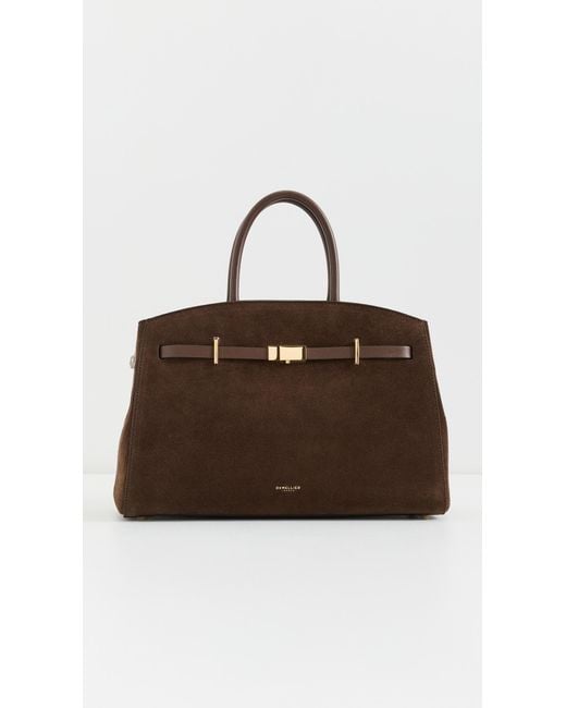 DeMellier London Brown Midi Hudson Handbag