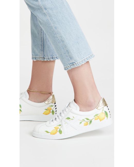 Aquazzura The A Sneakers in Yellow Lyst