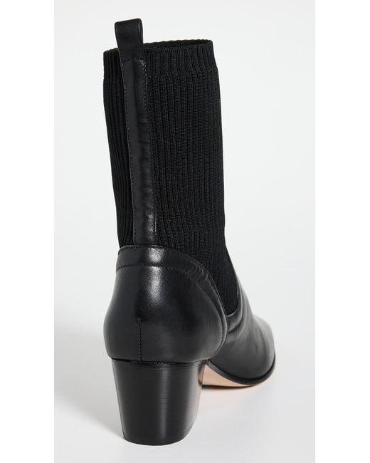 SCHUTZ SHOES Black Camille Knit Boots