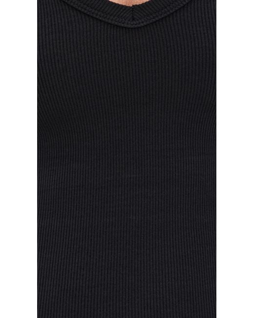 ÉTERNE Black Racerback Tank