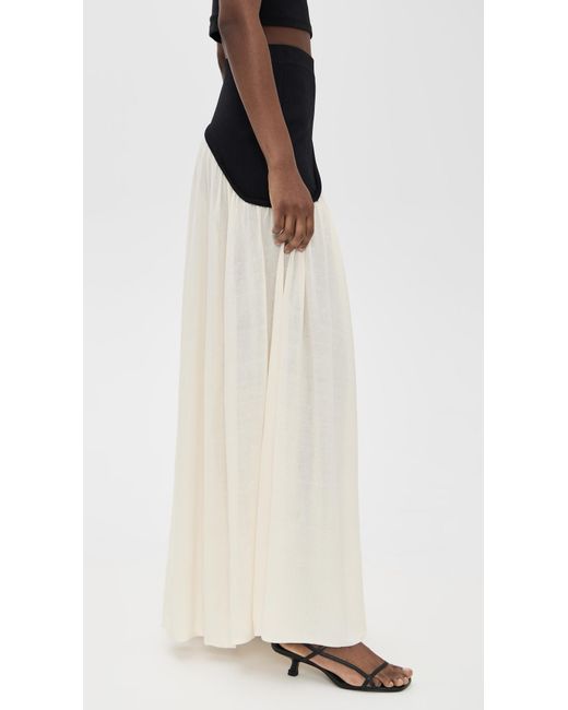 Solid & Striped Black The Soglio Skirt