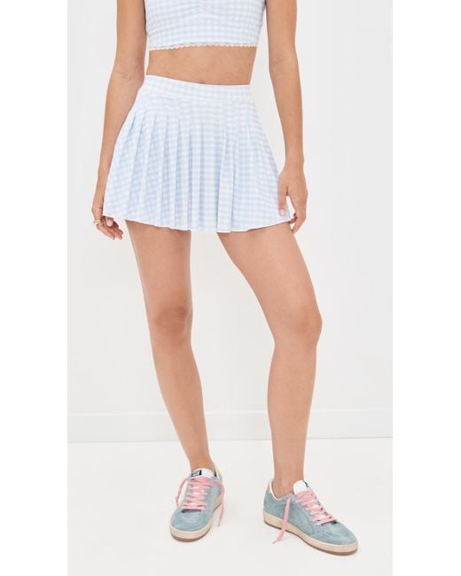 LoveShackFancy Blue Dancia Skirt
