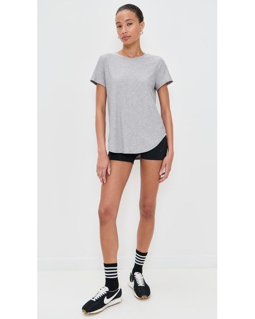 Beyond Yoga White Featherweight On The Down Low Tee