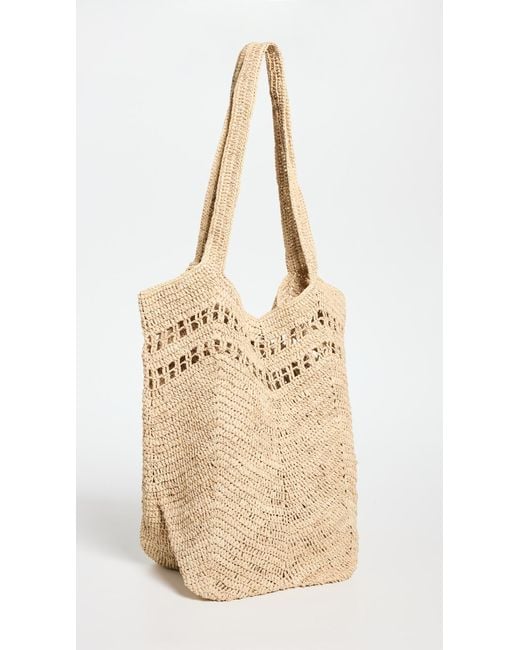 Mar Y Sol White Gianna Tote