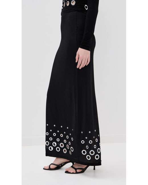 Rabanne Black Long Skirt