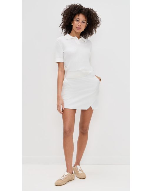 Rhone White Birdie Wrap Skort