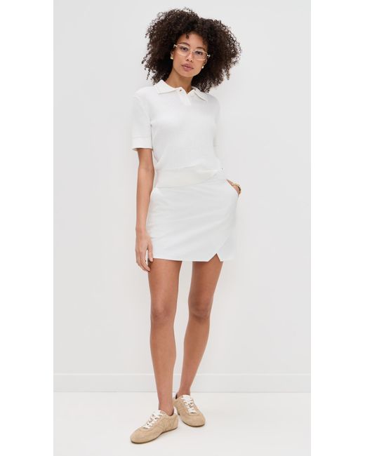 Rhone White Birdie Wrap Skort