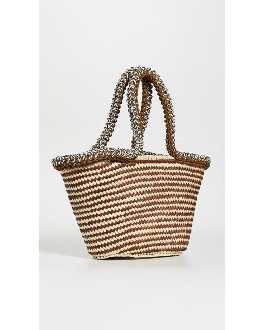 ALÉMAIS Brown Dee Dee Maxi Basket Tote