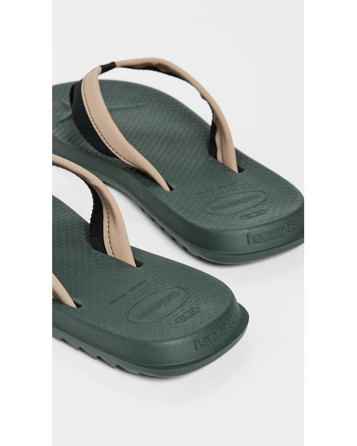 Havaianas Black Track Plus Flip Flops for men
