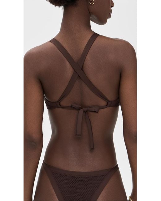LSPACE Brown Tyla Top