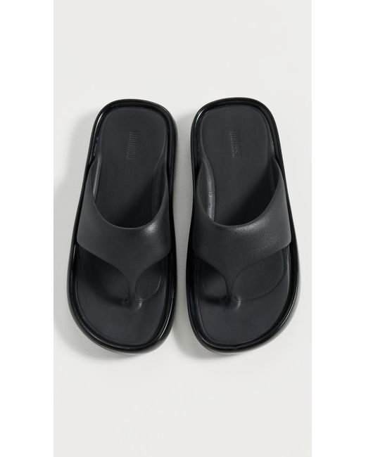 Melissa Black Float Sandals