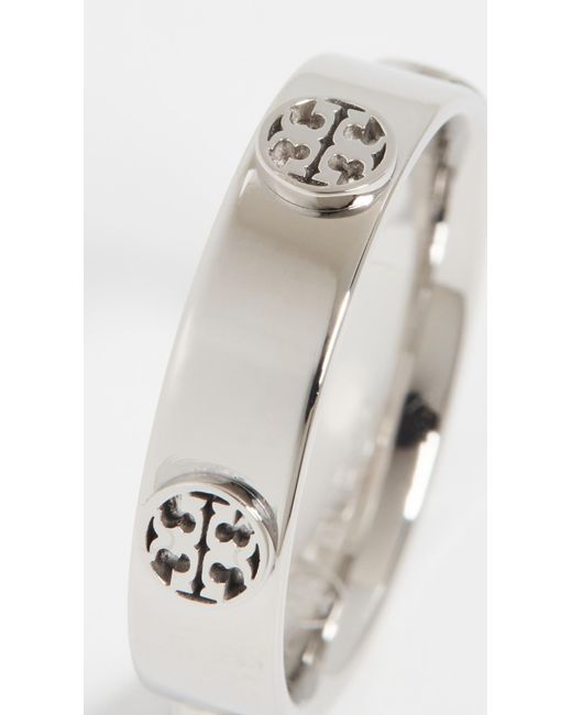Tory Burch Black Miller Stud Ring