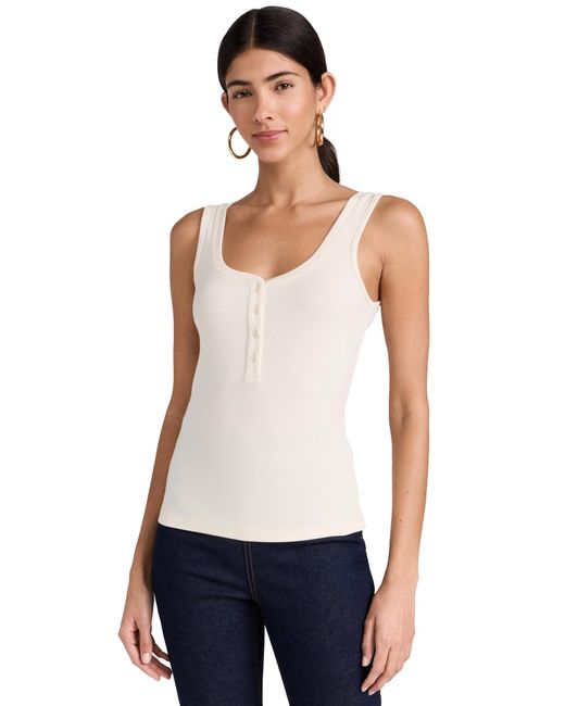 L'Agence White 'agence Kate Heney Tank Top